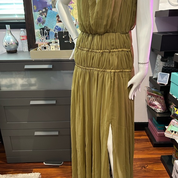 ASOS Olive Green Maxi Dress - Picture 5 of 6